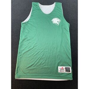 Alleson Athletic Youth Reversible Basketball Jersey Green White Panther Size L